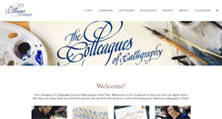 Desktop Screenshot of colleaguesofcalligraphy.com